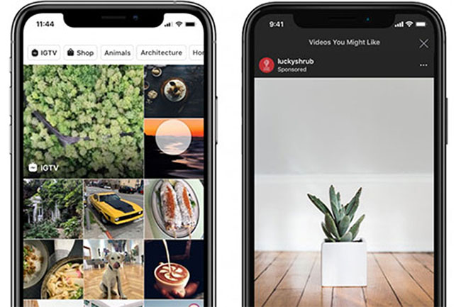 Instagram's New Advertising Space, Discover